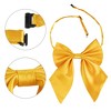 INSPIRE CHIC Women's Pre-Tied Bowknot Solid Color Ribbon Bow Ties - 3 of 4