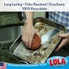LOLA Copper Mesh Scouring Pad, 18 Grams, Heavy Duty Cleaning Pads, Copper Coated Knitted Flat Wire Mesh, Recyclable, Cleans Baked On Messes - 12 Pk - 4 of 4