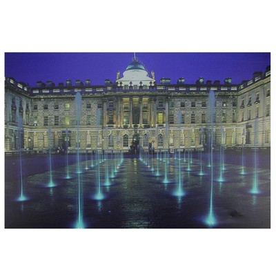 Northlight LED Lighted Famous Somerset House London Canvas Wall Art 15.75" x 23.5"