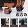 ZACHVO 3 Piece Hardside Luggage Set with Spinner Wheels,TSA Lock,20/24/28 Inch - 3 of 4