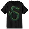 Harry Potter Slytherin Crest Men's Short Sleeve Shirt & Sleep Shorts Set - 2 of 4