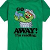 Boys' - Sesame Street - Oscar Go Away Im Reading Short Sleeve Graphic T-Shirt - 2 of 4