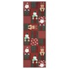 Christmas Area Rug Festival Winter Decorations Rugs Soft Washable Santa Claus Reindeer Snowman Pattern Rug - 4 of 4