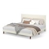 FULL/QUEEN/KING/TWIN(XL) Upholstered Platform Bed Frame with Modern Fabric Headboard, Sturdy Metal Frame, Noise-Free, No Box Spring Needed - 4 of 4