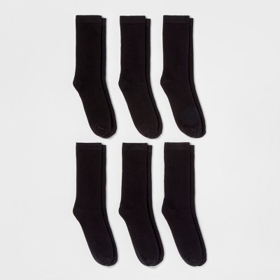 Women's 6pk Lettuce Edge Ankle Socks - A New Day™ 4-10 : Target