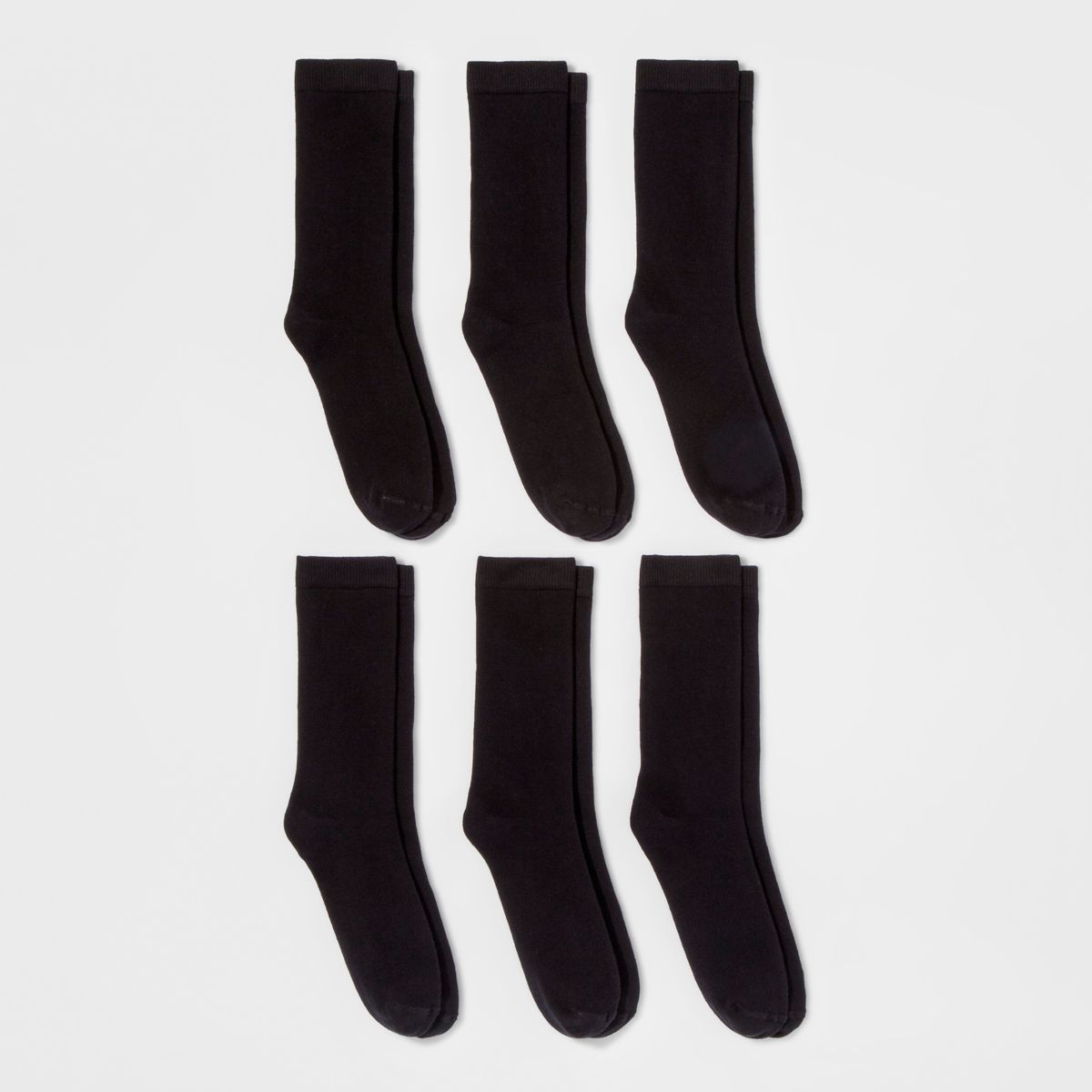 Women's 6pk Crew Socks - A New Day™ 4-10