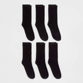 Women's 6pk Crew Socks - A New Day™ 4-10