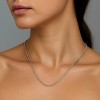 925 Silver Chain for Women, Smooth Necklace without Ditch, Minimalist and Elegant Jewelry for Gift - 4 of 4