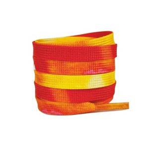 INSPIRE CHIC Tie-Dye Flat Shoe Laces Shoestrings for Sneakers Hiking Shoes 0.31'' 1 Pair - 1 of 4