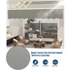 Manual Retractable Awning 118"x96" - Heavy Duty Aluminum Frame & 280g Waterproof Polyester Fabric for Patio, Deck, Porch - 4 of 4