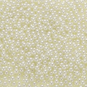 Unique Bargains No Hole ABS Round Faux Pearl for Vase Fillers DIY Home Decoration 2500 Pcs - 1 of 4