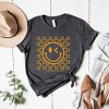 Simply Sage Market S.W.Smiley Mustard Smiley Flowers Short Sleeve Tee - 3 of 4