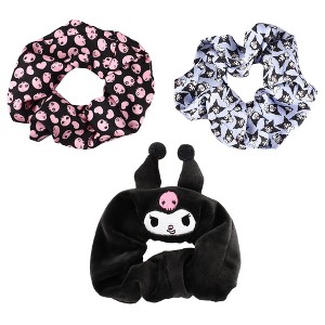 Sanrio Kuromi Scrunchy 3-Pack - 1 of 2