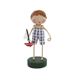 Lori Mitchell 5.0 Inch Stuart's Sailboat Summer Fun Patriotic Figurines - 1 of 3