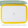 Elanze Designs Large 9x13 inch Stoneware Porcelain Baking Dish With Stainless Steel Rack,Yellow - 4 of 4