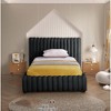 Meridian Furniture,Nico Velvet Bed - 3 of 4
