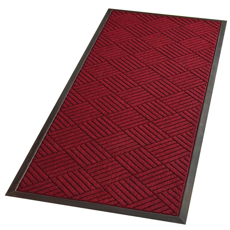 Collections Etc Rubber Skid-Resistant Tufted Utility Rug, 1 of 5