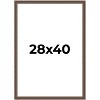 PosterPalooza | Elegant Brown Picture Frame - UV Acrylic, Foam Board Backing, Hanging Hardware - 2 of 4