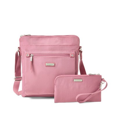 baggallini Women's Go Bagg Crossbody Bag with RFID Wristlet