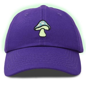 Dalix Mushroom Embroidered Fungi Magic Dad Hat Cotton Baseball Cap Adjustable Mens - 1 of 4