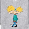 Men's - Hey Arnold! - Distressed Arnold Graphic Fleece Sweatshirt - 2 of 4