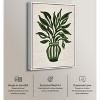 Art Remedy Green Vase II Minimalistic Botanical and Floral Art Prints Framed - 3 of 4