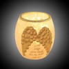 Stony Creek 3.0 Inch Angel Wings Pre-Lit Votive Heart Bereavment Lose Gold Novelty Sculpture Lights - 4 of 4