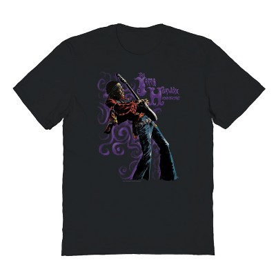 Men's Prince Purple Rain Short Sleeve Graphic Crewneck T-Shirt - Black S