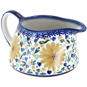 Blue Rose Polish Pottery 50A WR Unikat Gravy Boat - 1 of 1