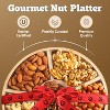Gourmet Nut Platter – 6 assortments of premium nuts, holiday mixed nuts, kosher, USA-made, perfect for Christmas, sympathy, and gourmet gifting. - 3 of 4