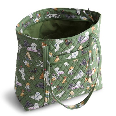 Vera Bradley Women's Outlet Cotton Vera Tote Bag Dog Park — фото 2