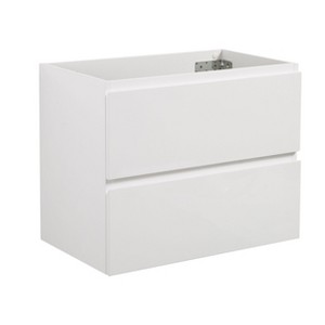 NicBex 23.8" Morden Bathroom Vanity without Sink, Wall Mounted Bathroom Storage Cabinet, 2 Spacious Drawers for Bathroom - 1 of 4