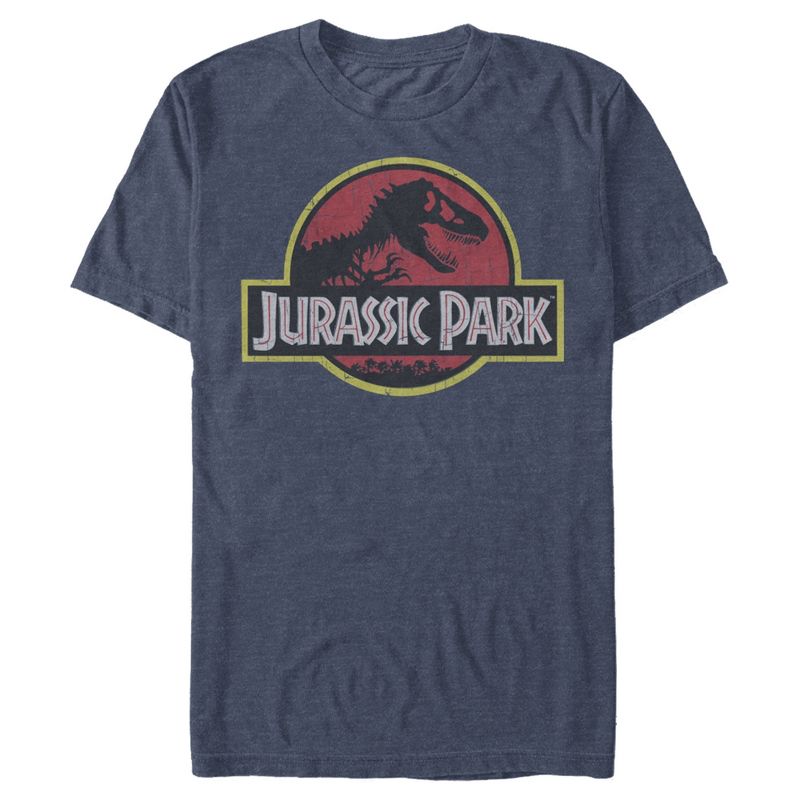 Men's Jurassic Park T Rex Logo T-Shirt, 1 of 7