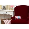 C&F Home Valentine's Day "XOXO" Hooked Small/Petite Accent Pillow, 6" x 12" - 2 of 4