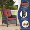 Gymojoy Outdoor Patio Chair Table with Ottoman High Back Club Chair - 4 of 4