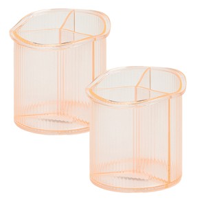 Trio Home 3 Compartment Cosmetic & Beauty Organizer, Brush Holder, Makeup, Jewelry, Office Accessories, Cutlery, Vanity Holder - 1 of 3