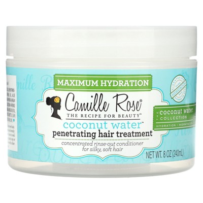 Camille Rose Coconut Water, Penetrating Hair Treatment, Maximum Hydration, 8 oz (240 ml)