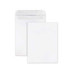 Quality Park Redi-Seal Catalog Envelope, #10 1/2, Cheese Blade Flap, Redi-Seal Adhesive Closure, 9 x 12, White, Wove Finish, 100/Box - 1 of 1