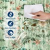Modern Floral Area Rug Insect Rug Living Room Rugs Stain Resistant Low Pile Rugs for Bedroom Dining Room Office - 4 of 4