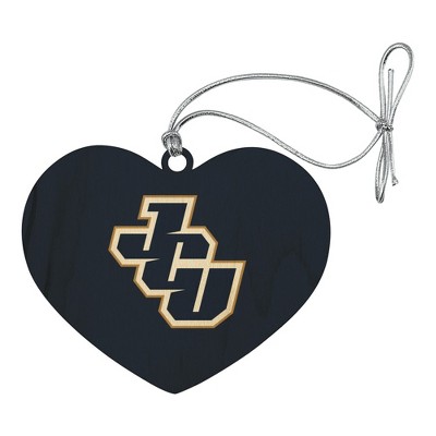 John Carroll University Primary Logo Heart Love Wood Christmas Tree Holiday Ornament