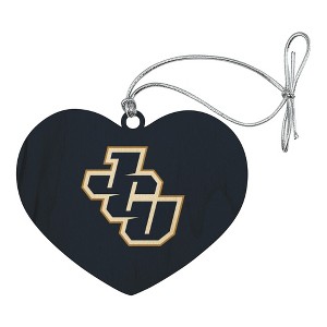 John Carroll University Primary Logo Heart Love Wood Christmas Tree Holiday Ornament - 1 of 3