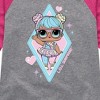 Girls' - LOL Surprise! - Bon Bon Doll Shirt Tail Raglan Graphic T-shirt - 2 of 4