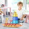 PICASSO-TILES Magnetic Tiles, Construction STEM Building Blocks Set, Educational Toy for Kids, 60PCS - 2 of 4