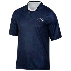 NCAA Penn State Nittany Lions Men's Tropical Polo T-Shirt - 1 of 3