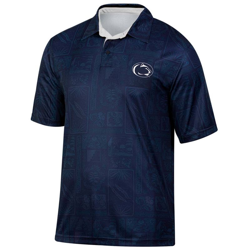 NCAA Penn State Nittany Lions Men&#39;s Tropical Polo T-Shirt, 1 of 4