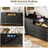 8-Drawer Dresser with LED, Power Outlet & TV Stand Function, Modern Storage Cabinet - 4 of 4