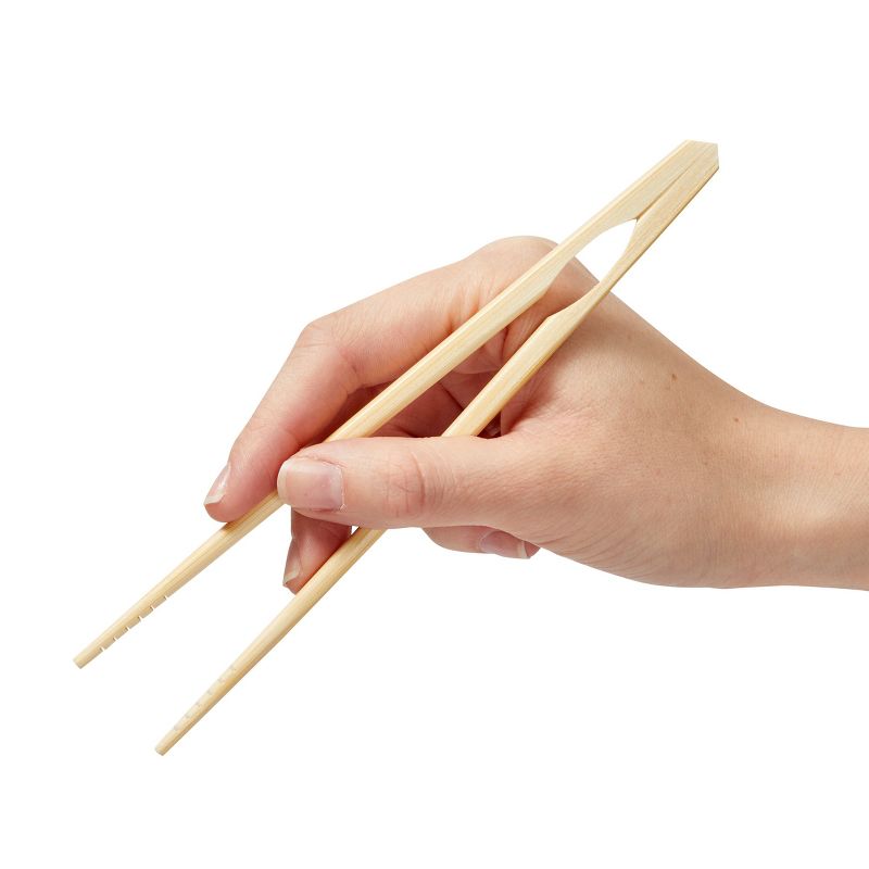 Okuna Outpost 6 Pairs Training & Learning Chopsticks for Kids, Reusable Wooden Bamboo Set for Beginners, 7 in, 3 of 8