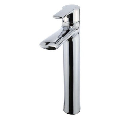 Polished Chrome Single Hole Vessel Sink Bathroom Faucet