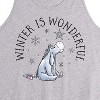 Men's - Winnie the Pooh - Eeyore Winter Is Wonderful Christmas Graphic Tank Top - 2 of 2