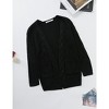 Clearlove Girls' Long Sleeve Chunky Knit Cardigan Front Open Thick Oversized Cozy Sweater Jacket - 2 of 4